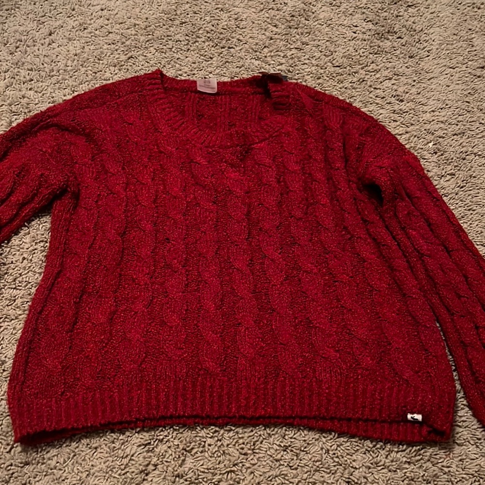 Red kids sweater Abercrombie